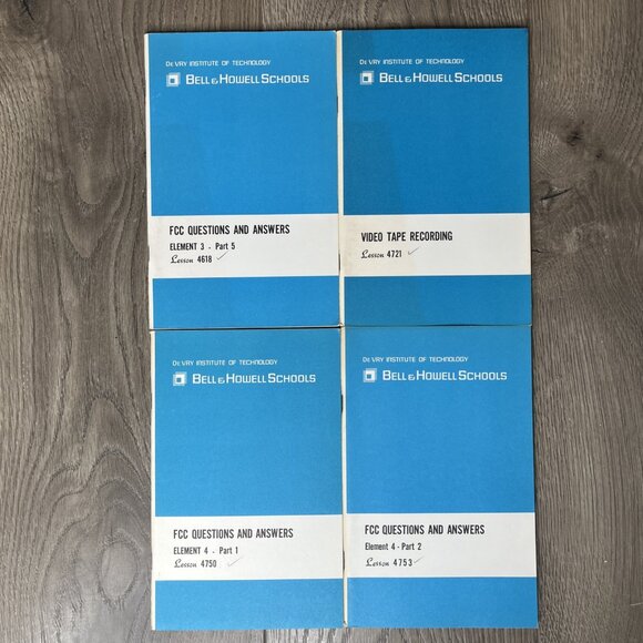 De Vry Technical Institute Lesson Booklets Bell & Howell Lot Of 17 - 1960's EUC - Picture 5 of 13